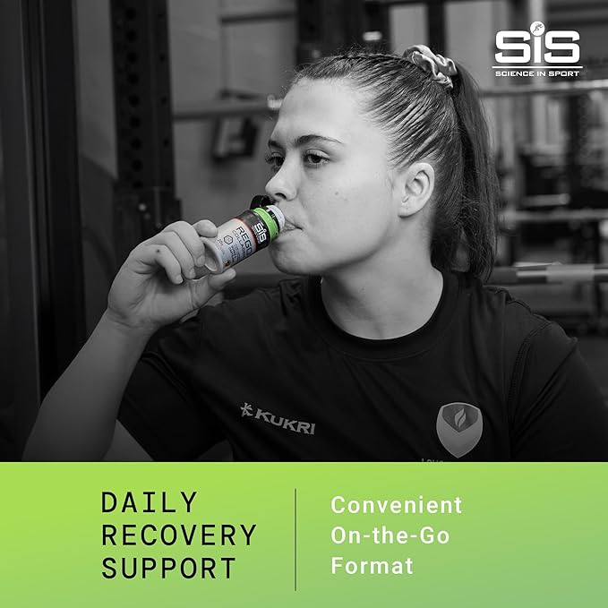 Science in Sport REGO Collagen Shot - Vitamin C Collagen Shot for Cartilage Health & Muscle Support - 20g Liquid Collagen - Ready-to-Drink - Sports Nutrition - Apple Flavor - 12 Count