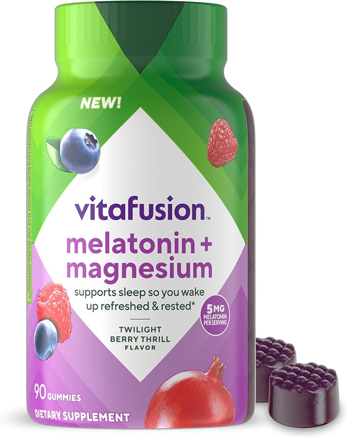 Vitafusion 150 Count 50 mcg BlackBerry and Strawberry Flavored