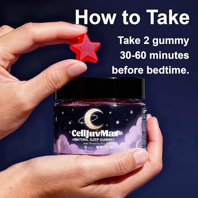 Natural Sleep Gummies - Fall Asleep Quickly contribute to Healthy Sleep Cycle (1)
