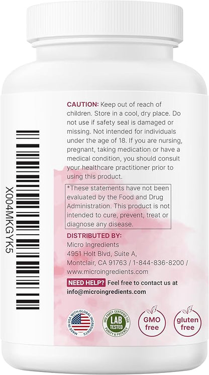 Pure D Mannose 1,300mg with Cranberry & Probiotics, 240 Veggie Capsules | Urinary Tract Health for Women | Plus 1 Million CFU Probiotics Blend & High Absorption Vitamin C | Filler Free, Non-GMO