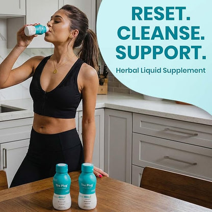 The Plug Liver Cleanse Detox & Repair Drink Electrolytes Organic Herbal Liquid Detoxify Body Plants Supplement Support Weight Loss Natural Health Hydrate Sports Energy Immunity Shots Minerals Vitamins