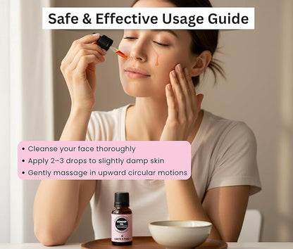 Earth N Pure Rosehip Oil Cold Pressed, Natural and Therapeutic Grade for Face with Glass Dropper - 50 ml