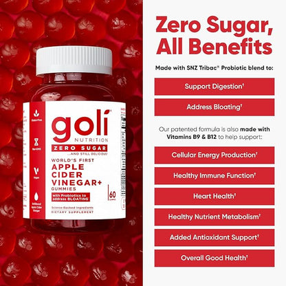 Goli Zero Sugar Gummies – 1 Pack