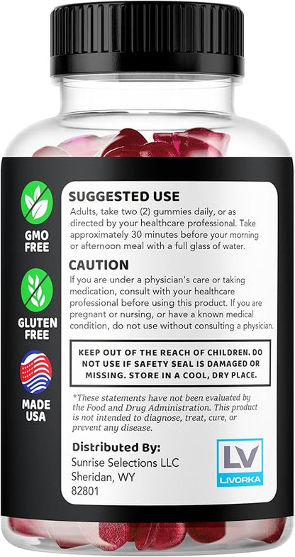 (2 Pack) Dominator Maxx Gummies for Men - Dominator Maxxx Natural Daily Nutrition Support Premium Advanced Formula Multivitamin Pills for Overall Health & Wellness, 120 Gummies for 2 Months
