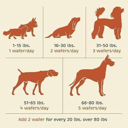 Spirited Paw Skin + Allergy - Seasonal Allergy Support - Aids Skin Health & Shinier Coats - Non-GMO Colostrum & Licorice Root Chews - Pet Supplement for Dogs & Cats - 90 Chewable Wafers