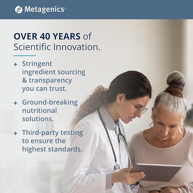 Metagenics UltraFlora Complete Women's Probiotic - Shelf-Stable 5-in-1 Multi-Benefit Formula for Digestive, Immune, Vaginal, Urogenital & Microbiome Health* - 30 Capsules
