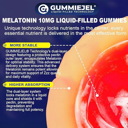 Nextdia Sugar Free Melatonin Gummies 10mg 20mg Magnesium Glycinate Melatonin for Adults, Ashwagandha, L-Theanine, B6, B12, Lemon Balm and Chamomile for Deep Relaxation, Antioxidant, Vegan, 60 Day