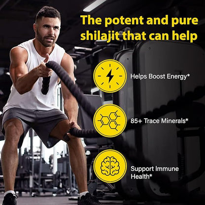 Shilajit Gummies for Men & Women - Shilajit Gold Gummies Rich In Ashwagandha, Gokshura with 85+ Minerals, Authentic Flavor,Organic, Zero Sugar & Vegan, 100% Natural - 80 Count (80 Count (Pack of 1))
