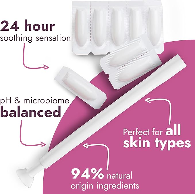 Yeast Infection Treatment for Women | Boric Acid Suppositories For Women | Helps Relieve Itching & Irritation | Vaginal Aid for Inflammation, Dryness & Watery Discharge | 12 Vaginal Suppositories