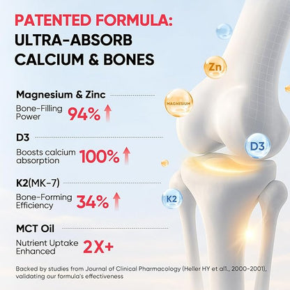 Venture Pal 5-in-1 Vitamin D3 10000 IU & K2 as MK-7 200mcg with Magnesium, MCT Oil, Zinc, Sugar-Free Vitamin D Liquid |Maximum Absorption for Bone, Mood & Immune Health - 2 FL OZ, 67 Days