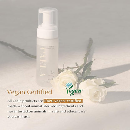 CAELA Feminine Wash, pH Balanced Foaming Cleanser with Triple Lactobacillus Ferment Complex – Gentle Daily Intimate Care for Women, Sea Buckthorn & Damask Rose, Sulfate-Free, 5.07 Fl Oz