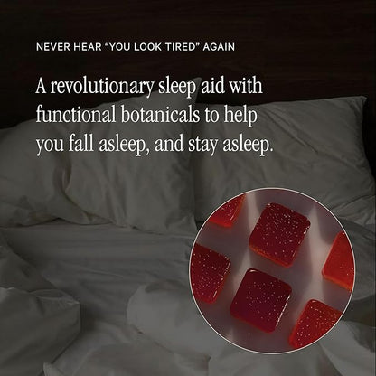 Juna Nightcap Sleep Gummies — Plant-Based Phytomelatonin + 8 Botanicals for Deep, Restorative Sleep | Non Groggy | GABA, Magnesium, Tart Cherry, Passionflower | Sugar-Free, Vegan | 30 Gummies