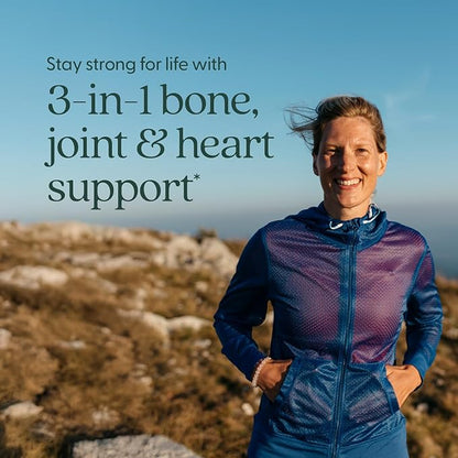 New Chapter Calcium Supplement - Bone Strength Plant-Based USDA Organic Calcium with Magnesium, Vitamin D3+K2, for Bone Health & Joint Mobility, Heart Support, 905 mg dose - 120 Slim Tablets