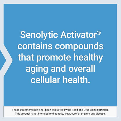 Life Extension Senolytic Activator®*, Healthy Aging, Cellular Health Support, bioavailable quercetin and Fisetin, apigenin, Black Tea theaflavins, Gluten Free, Non-GMO, Vegetarian, 36 Capsules