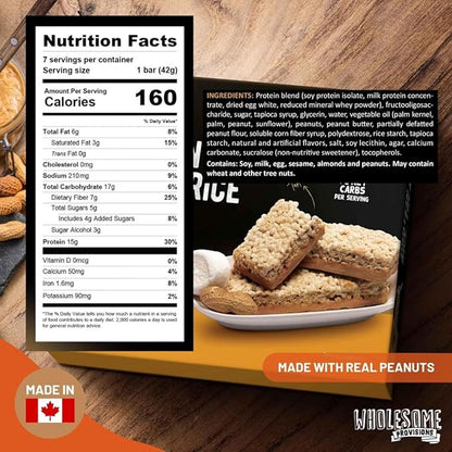 Protein Crispy Rice Treats, 15g Protein, 3g-7g Net Carbs, Low Carb, Fluffy, Soft, Chewy, Gluten Free, High Fiber, Keto-Friendly, No Aftertaste (Fluffy Peanut Butter, 3 Pack)