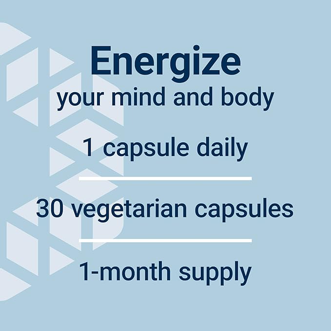 Life Extension Ginseng Energy Boost, Energy Support, Healthy Stress Management, Gluten-Free, Non-GMO, Vegetarian, 30 Capsules