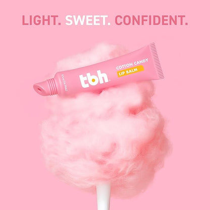 TBH Kids Lip Butter Balm for Kids | Vegan Tinted Lip Balm & Lip Gloss for Girls | Safe, Hydrating, Natural Tween Lip Care - Cotton Candy & Sugar Cookie Flavors