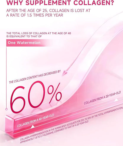 Ageless Beauty Marine Collagen Drink, Liquid Collagen from Franch with 5,000mg Hydrolyzed Collagen, Korean Collagen Tripeptide and Skipjack Elastin Peptide, Supports Skin, Less Wrinkles (2 Pack)