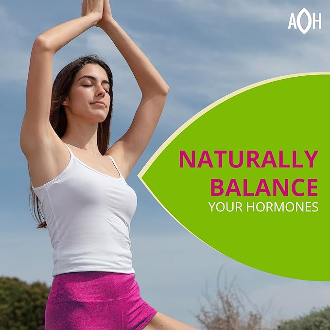 Hormone Balance for Women – Menopause & PMS Support Supplement – Adaptogens for Female Balance & Wellness – 90 Vegan Capsules
