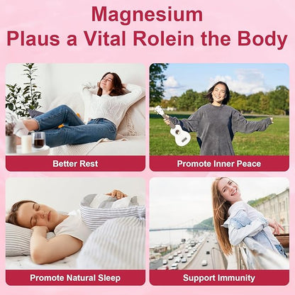 1 Pack Liposomal Magnesium Complex Gummies-as 12 Forms of Magnesium Citrate,Glycinate,Malate,Oxide,and More with Vitamin D3, B6,C, Ashwagandha & CoQ10 for Women and Men-Support Bone & Muscle 60 Cts