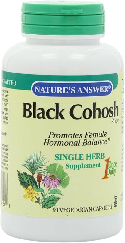Nature's Answer Black Cohosh Root, 90-Count