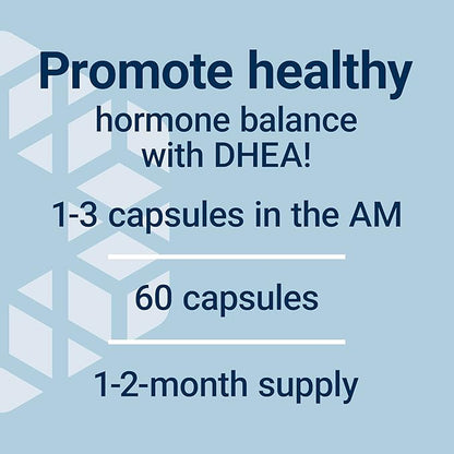 Life Extension DHEA 50 mg – Hormone Balance Supplement, Memory, Muscle Mass and Bone Density Support, Healthy Sex Drive, Gluten-Free, Non-GMO, 60 Capsules (Pack of 2)