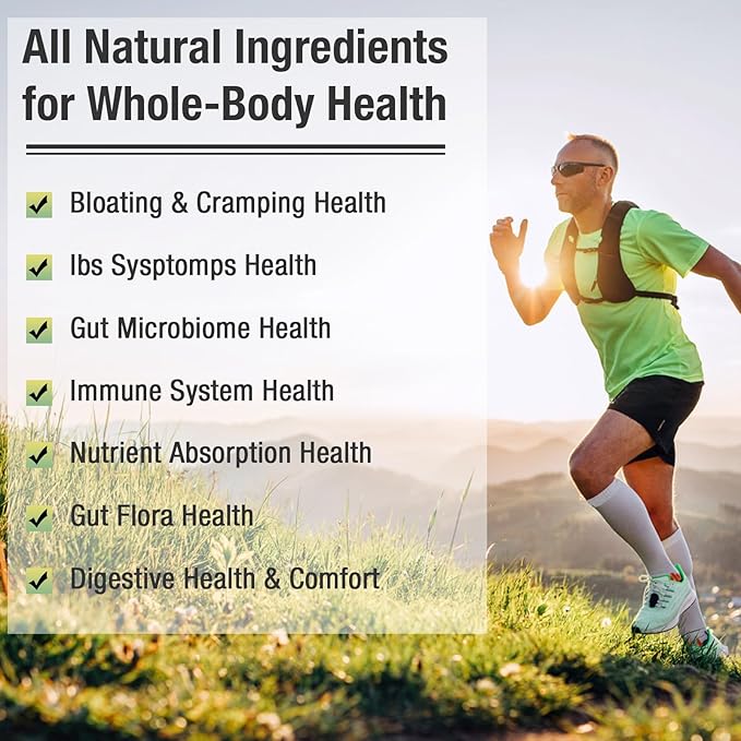 Ascuoli Probiotics for Women & Men - 300 Billion CFU, 24 Strains Probiotics + 15 Organic Herbs Blend, Daily Probiotic for Digestive Health, Immune, Gut, Bloating - 60 Capsule