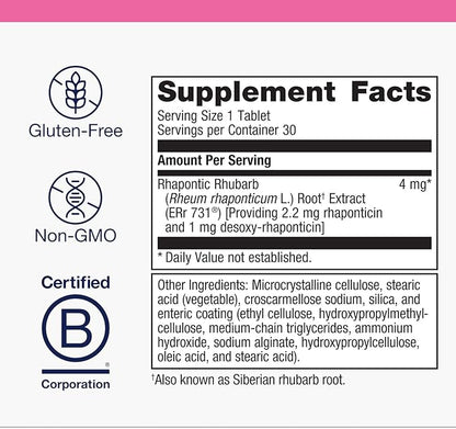 Metagenics HerWellness Estrovera - Hormone-Free Plant-Based Supplement - Supports Menopause & Perimenopause Relief - Hot Flashes, Night Sweats, Multi-Symptom Support - Vegetarian, Non-GMO - 30 Tablets