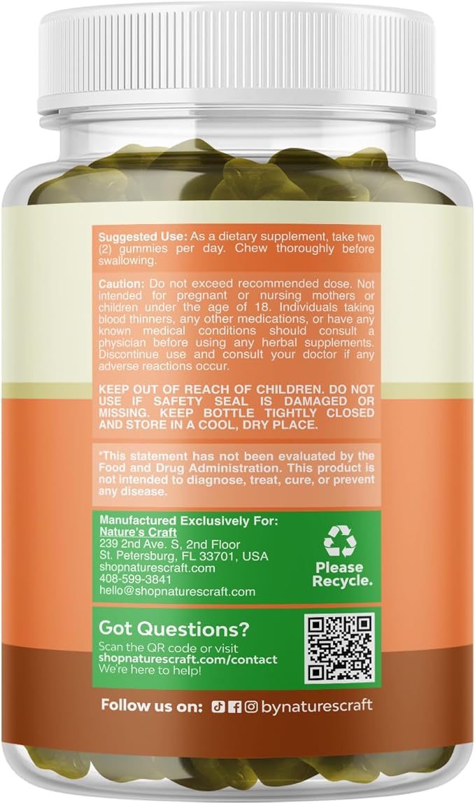 Vegan Thyroid Support Gummies with Sea Moss - Thyroid Support Gummies for Comprehensive Support for Men and Women with Iodine Selenium and Other Potent Vitamins - Gelatin-Free Non-GMO - 60 Count