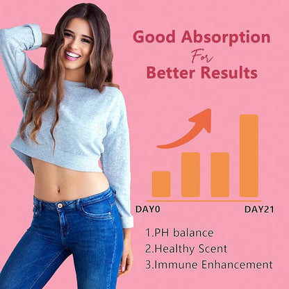 Her Juicy Premium Feminine Probiotics Gummies for Women, Pineapple Flavor Feminine Gummies with Slippery Elm Support pH Balance, Improve Immune, Vegan, Gluten Free, Purple, 2 Packs