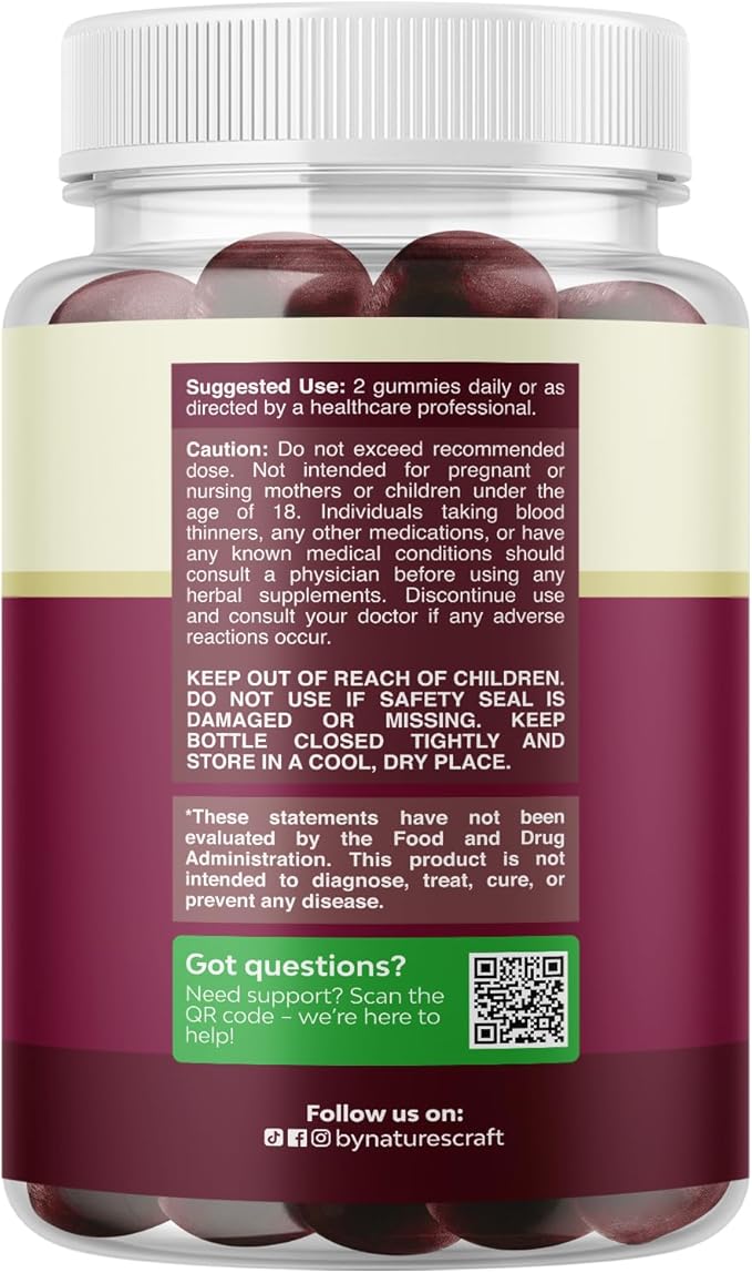 Flow Boosting Beet Root Gummies - Invigorating Beet Gummies for Adults Nitric Oxide Energy & Heart Health Support with Grapeseed Pomegranate & Vitamin B12 - Vegan Non-GMO & Gluten Free - 120 Count
