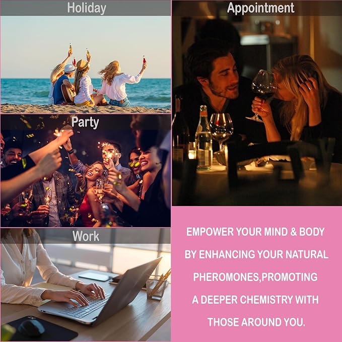 Pheromone Gummies for Women, Charisma & Confidence & Social Vibe,with Maca,Beetroot,Fenugreek,Slippery Elm,Parsley & L-Arginine, Sugar Free,Strawberry Flavor