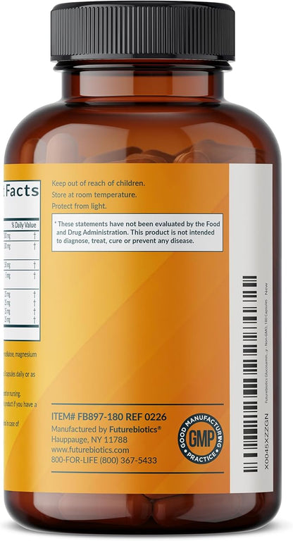 Futurebiotics Glucosamine Chondroitin Turmeric & MSM Advanced Joint Formula, Supports Healthy Joints & Mobility - Non-GMO, 180 Capsules