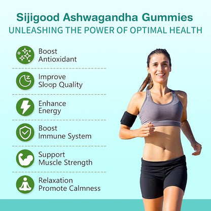 Ashwagandha Gummies with L-theanine, Ashwa Root Supplement Gummy for Women Men, 60 Strawberry Flavored Gummies