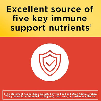 Nature Made Super C, Vitamin C and Zinc with Vitamin D3, Dietary Supplement for Immune Support, 60 Tablets, 60 Day Supply