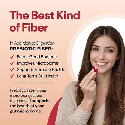 YUM-V'S - Prebiotic Fiber Gummies for Adults & Kids - 5g Digestive Aid Gummy Fiber Supplement - Keto Friendly Prebiotic Daily Fiber Supplement for Women & Men
