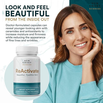 ReActivate Your Skin’s Beauty from Within, with Dr. Rosenberg’s Special Skin Health Formula - 30 Count (Pack of 1)
