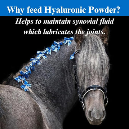 SU-PER Hyaluronic Joint Supplement for Horses - Supports Joints Health & Lubrication - Horse Hyaluronic Acid - 2.5 Pound
