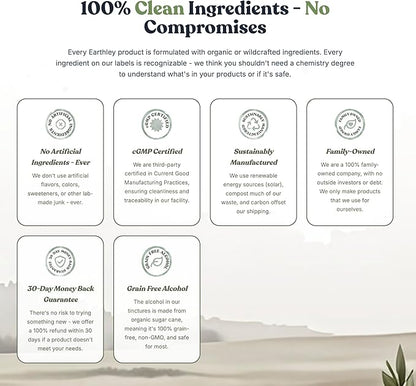 Earthley Wellness Postpartum Balance, Supports and Balances Female Hormones, Supports Postpartum Recovery, Smooths Out Mood Swings, Essential Herbs Like Dandelion Root, Catnip, & Alfalfa (2oz)