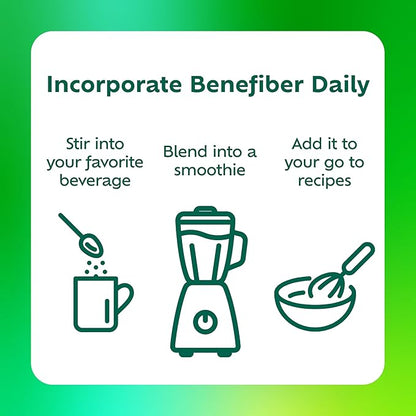 Benefiber On The Go Prebiotic Fiber Supplement Powder for Digestive Health, Daily Fiber Powder, Unflavored Powder Stick Packs - 36 Sticks (Pack of 2)