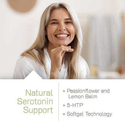 Irwin Naturals Sunny Mood with 5-HTP - 80 Liquid Soft-Gels - Supports Emotional Well-Being & Relaxation - 40 Servings