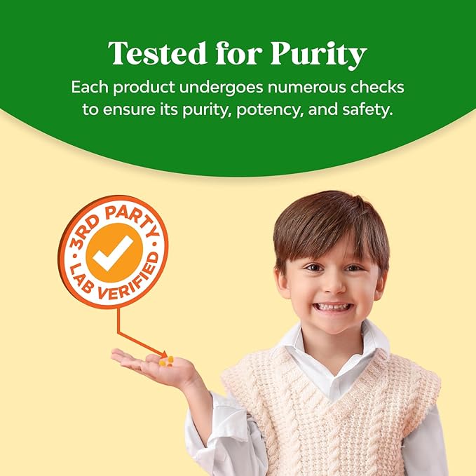 Kids DHA Omega 3 Gummies for Kids - Delicious Fish Free DHA Omega 3 Gummies with Vegetarian 6 9 for Vision Brain & Immunity - Non GMO Supplement Fish & Gluten Free - 90 Count