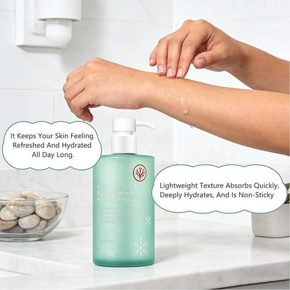 Ha Hyaluronic Acid Body Serum,Body Hydrator Hyaluronic Acid Body Serum, Fast-Absorbing Body Care for Deep Hydration & Smooth Skin, Non-Greasy Formula (300ml)