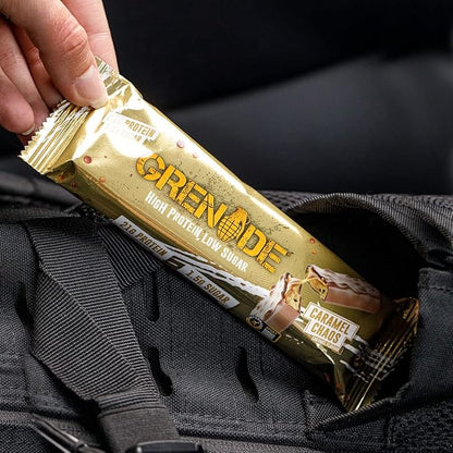 Grenade High Protein Bar - Caramel Chaos, 12 x 60 g