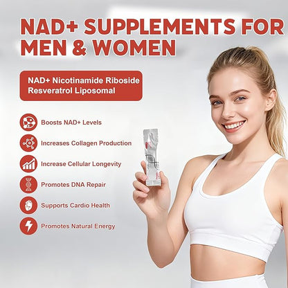 Liquid Supplement 1000mg, High-Potency Formula with Nicotinamide Riboside, Resveratrol & PQQ – Supports Cellular Energy, Focus & Healthy Aging, 1 Pack
