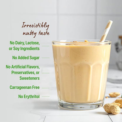 Orgain Organic Vegan Protein Powder, Peanut Butter - 21g Plant Protein, 7g Prebiotic Fiber, Low Net Carb, No Dairy Ingredients, No Added Sugar, For Shakes & Smoothies, 2.03 lb (Packaging May Vary)