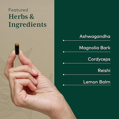 Gaia Herbs Pro Nighttime HPA - Restorative & Healthy Sleep Support Supplement* - Relaxation Support Supplement* with Ashwagandha Root Extract & Cordyceps Mushroom - 120 Liquid Phyto-Caps (60 Servings)
