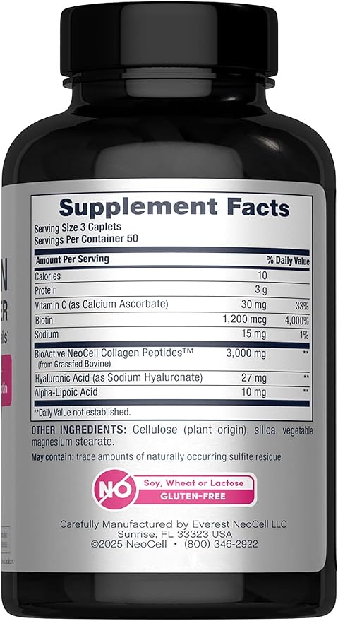 NeoCell Collagen Beauty Builder Tablets, Collage Type 1 & 3, 150 Count (Package May Vary) (Packaging May Vary)