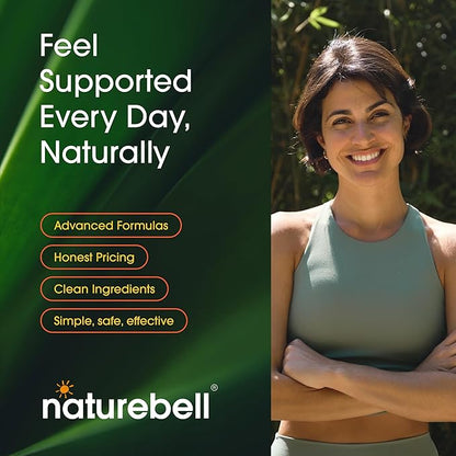 NatureBell Multi Collagen Complex - 300 Capsules - 5 Collagen Peptides (Type I, II, III, V, X), Hyaluronic Acid, Biotin & Probiotics - Hair, Skin, Nail, Joint & Gut Health Support*