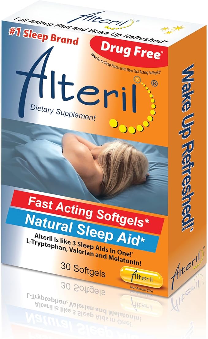 Alteril Natural Sleep Aid Fast Acting Softgels 30ct